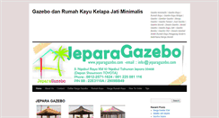 Desktop Screenshot of jeparagazebo.com